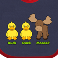 thumbnail image 4 of Inktastic Duck Duck Moose? Boys or Girls Baby Bib, 4 of 4