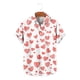 thumbnail image 3 of TaTaai Men's Valentine's Day Print Shirt, Short Sleeve Button Down Casual Blouse, Romantic Gift Top Gift, 3 of 5