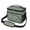 Robot and Minibots, variant on Robot and Ufos Blue Pattern Insulated Lunch Box for Women Men, Medium Leakproof Cooler Bag with Adjustable Strap, 10"x6.7"x8"