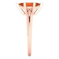 thumbnail image 3 of 1 ct Marquise Cut Simulated Red Diamond Solitaire Engagement Ring for Women in 18K Rose Gold, 3 of 5