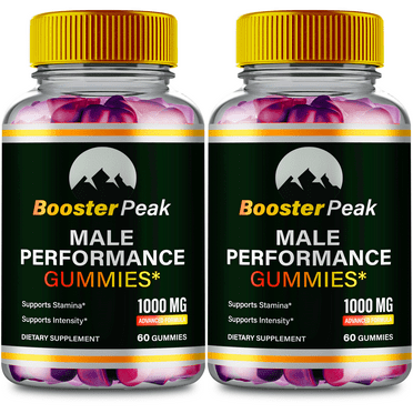 Booster Peak Male Gummies, Booste Peak Gummies for Men Advanced Formula, Supplement Supports Energy BoosterPeak Gummy Reviews (2 Pack)