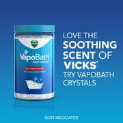 Vicks VapoShower Tablets, Menthol Scent Soothing Non-Medicated Shower Steamers, 3 Count