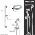 thumbnail image 4 of Kingston Brass KAK3326W6 Made to Match Shower System with Slide/Grab Bar and Hand Shower, Polished Nickel, 4 of 5