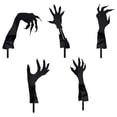 thumbnail image 1 of 5 piezas de estacas de mano de Halloween, carteles de jardín, decoraciones de césped para festivales, adorno de señal de jardín de Halloween al aire libre, 1 of 7