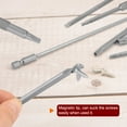 thumbnail image 4 of Uxcell 12Pcs Slotted Phillips Screwdriver Bit 2" Length Magnetic Flat Cross Drill Bits, 4 of 6