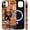 Dark Fall, variant on Fall Inspirational Quote Phone Case for iPhone 15 6.1 Inch - Autumn Faith Pumpkin Leaf Collage Protective Cover, Compatible with MagSafe Hard PC Shockproof Magnetic Case for Women Men Boys