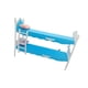 thumbnail image 2 of Muebles de litera para casa de muñecas, modelo de casa de muñecas, accesorios de cama, juguete de simulación para azul, 2 of 9