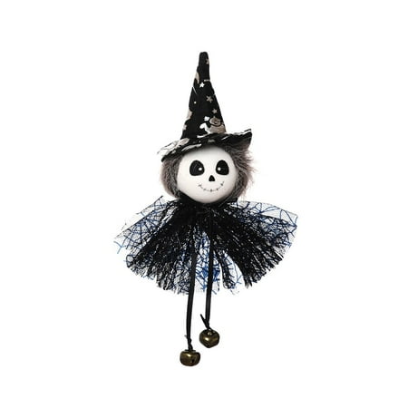 

Goodhd Halloween Hanging Pumpkin Ghost Witch Black Cat Out/Indoor Witch Pendant Decor