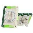 thumbnail image 7 of Dteck Case for iPad 9th/8th/7th Gen 10.2 inch,Heavy Duty Protection Rugged Case Shockproof Rubber Kickstand Cover with Hand Strap for iPad 10.2" 2021/2020/2019,Green/Colorful, 7 of 7