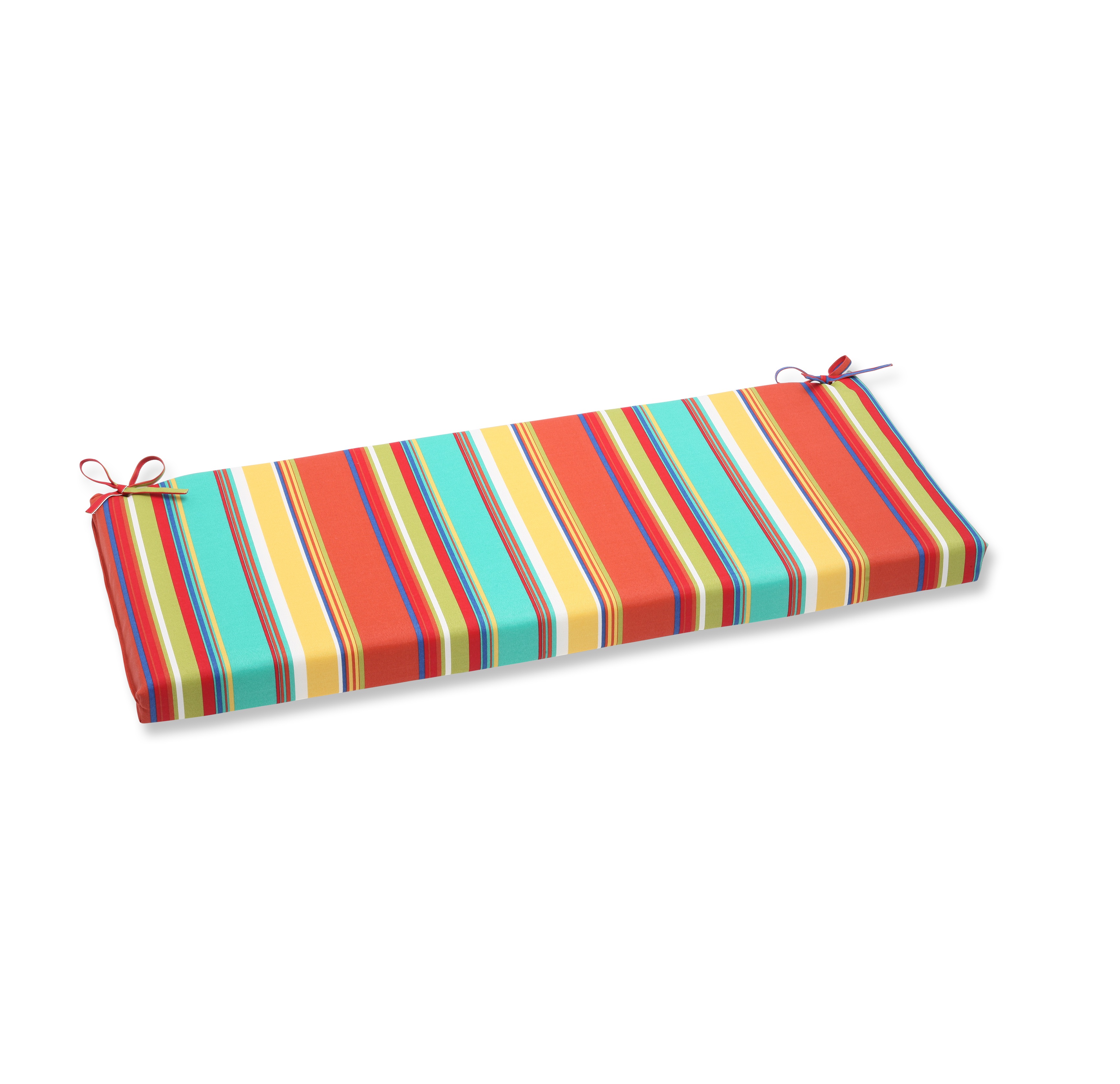 45" Westport Spring Stripped Outdoor Bench Cushion ...