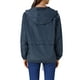 thumbnail image 3 of Inspire Chic Chaquetas de Lluvia para Mujeres Impermeables con Capucha, Livianas, Chaquetas de Lluvia, Abrigo Cortaviento con Bolsillos para Actividades al Aire Libre, Azul Marino, 3 of 6