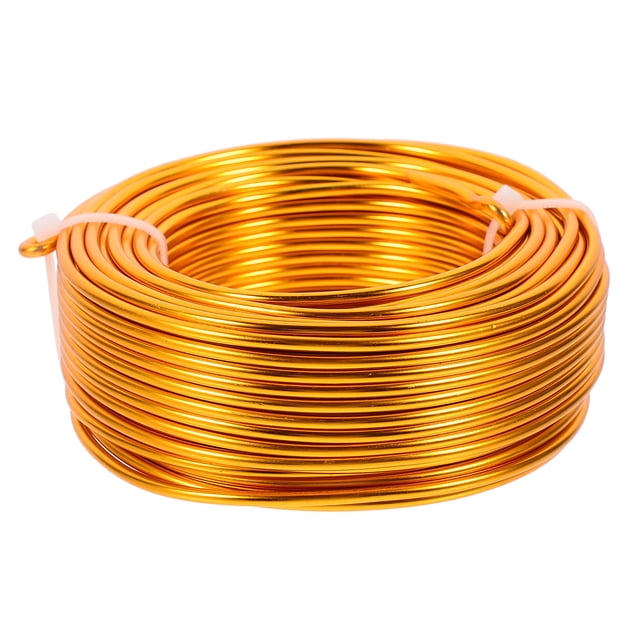 Miangastore Crafting Wire Bendable Metal Jewelry Projects 1 Roll 984.3x0.12x0.12in