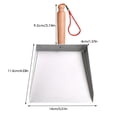 thumbnail image 2 of Ksruee Mini Dust Pan Stainless Steel Dustpan Wide Dust Pan with Handle for Kitchen Bathroom Living Room Bedroom Garage RV Patio Desk Fireplace safety, 2 of 9