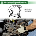 thumbnail image 2 of Unique Bargains ABS Wheel Speed Sensor ABS Sensor Set Anti-lock Braking System Sensor for Mitsubishi Eclipse 2006-2012 No.MN113198 Rear Right, 2 of 7