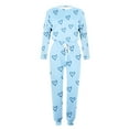 thumbnail image 3 of Hvyesh Womens Cute Pajama Sets Long Sleeve Heart Printed Lounge Set Pockets Two Piece Outfits 2025 Plus Size Lounge Sets, 3 of 4