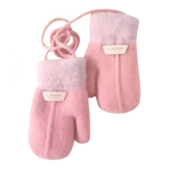 TELOLY 2026 New Toddler Gloves Ages 2-4 Kids Snow Gloves Toddler Mittens Kids 1 Pair Fleece Gloves Winter Warm Toddler Mittens Ages 2-4 L