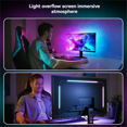 thumbnail image 4 of Computer Screen Synchronization Strip Monitor RGB LED PC Backlight Pickup Light for Esports Room for 24 Inch Monitor, 4 of 8