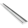thumbnail image 6 of Lauxes 12-Inch Linear Tile Insert Drain - Slim Tile Insert Linear Drain - Aluminum Rectangle Tile Insert Drain-Customizable Floor Slim Tile Insert Shower Drain in Silk Silver, 6 of 6