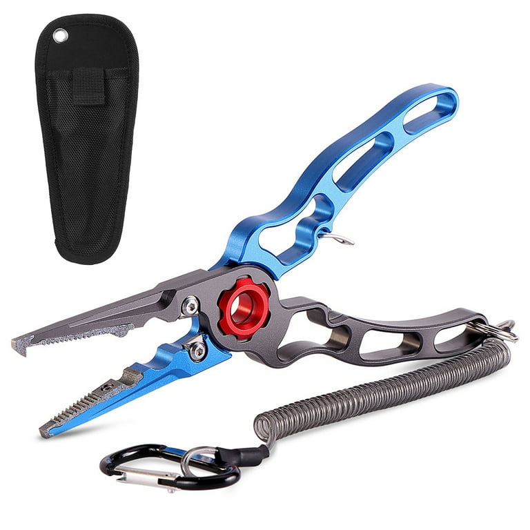 OWSOO Aluminium Fishing Pliers Hook Remover Pliers Fish Holder