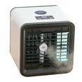 thumbnail image 2 of Ventilador enfriador de aire, ventilador de refrigeración USB de 3 engranajes, atomización, humidificación, Mini aire acondicionado, 2 of 14