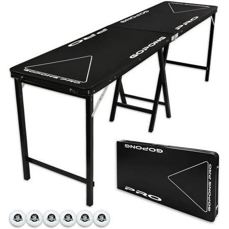 Gopong Pro 8 Portable Folding Beer Pong Table Indoor Outdoor
