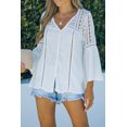 thumbnail image 3 of ABPHQTO Blusa de mujer blanca The Du Jour crochet, 3 of 5