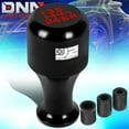 thumbnail image 7 of J2 Engineering Universal Black Manual Car Shifter Knob Aluminum Cylindrical Wine Cup Style with Adapter J2-SK-006-BK, 7 of 7