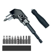 Milue 90 Degree Corner Device Screwdriver Socket Adapter Drill Bit Corner Adapter