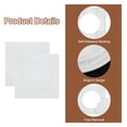 thumbnail image 4 of Cubiertas de pared de tubería Uxcell 4 piezas 51 mm/2" ID cuadradas removibles con tapa redonda, blanca, 4 of 5