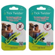 Tick Twister Tick Remover Set with Small and Large Tick Twister, Two Sets