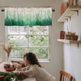 thumbnail image 5 of Green Botanical Valances for Windows Farmhouse Kitchen Curtains Valances Rod Pocket Valance Curtains for Kitchen Windows Spring Summer Farmhouse Retro Beige Window Valances for Bathroom 54"x18", 5 of 6