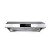 Chef?s PS38 30? Under Cabinet Range Hood|Stainless Steel Slim Design|Steam Auto Clean, 950 CFM, Touch Panel with Digital Clock and Warm Lighting| Innovative Perimeter Aspira-tion Extraction Design