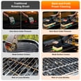thumbnail image 4 of FOUKUS Electric Grill Brush: Bristle Free Grill Cleaner with Back-and-Forth Power Scrubber, 600°F Heat Resistant Electric BBQ Grill Brush Cordless, 4 Hour Runtime for Gas Charcoal Pellet Grills, 4 of 7