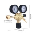thumbnail image 5 of Yokua Welder Gauge Pressure Reducer Flow Control Valve Mig Welding Gas Regulator, 5 of 13