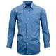 thumbnail image 2 of Manchester Camisa de Vestir Regular Fit  Azul Medio, 16.5" Cuello 32" Manga Manchester 51190A, 2 of 4