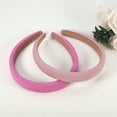 thumbnail image 5 of Unique Bargains 2 Pcs Pastoral Stripe Headbands Fashion Anti Slip Hair Accessories for Women Pink Rose Red 0.87" Wide, 5 of 7