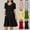 Black,Light Blue,Pink,Red,Green,Yellow, variant on Yteetum Pink Dress Women Pleated Dresses Maternity Short Sleeve Solid Color Button Fashion Casual Outfits Midi Dress With V-Neck