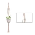 thumbnail image 1 of Billuyoard Cestas colgantes 100 hechas a mano, soporte para plantas, macramé, colgador de plantas, maceta para colgar en la pared interior, soporte para Jardín y Patio No.09 Billuyoard HA001777-09, 1 of 1