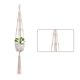 thumbnail image 1 of Advancent Cestas colgantes 100 hechas a mano, soporte para plantas, macramé, colgador de plantas, maceta para colgar en la pared interior, soporte para Jardín y Patio No.09 Advancent HA001777-09, 1 of 1