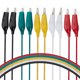 thumbnail image 4 of FOMIYES 20Ud Cables De Con Pinzas Cocodrilo Doble Punta Y Acero Niquelado Para Pruebas Eléctricas Seguras, 4 of 8