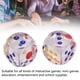 thumbnail image 4 of Juego de Dados ANGGREK de 6 caras Colores translúcidos 10 Piezas 2,5 Cm, 4 of 8