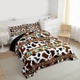 thumbnail image 3 of Castle Fairy 2-Piece Twin Size Comforter Set, Cow and Aztec Western Print, 3 of 8