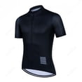 thumbnail image 3 of Maillots de ciclismo para hombre, ropa de ciclismo blanca, ropa para bicicleta de montaña, secado rápido, mangas cortas, ropa deportiva para bicicleta, pantalones con tirantes con almohadilla de gel 1, 3 of 5