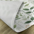 thumbnail image 4 of Ambesonne Green Place Mats Set of 4, Urban Jungle Leaves Dreamy, Standard Size, Multicolor White, 4 of 5