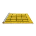 thumbnail image 2 of Ahgly Company Machine Washable Indoor Rectangle Abstract Yellow Modern Area Rugs, 3' x 5', 2 of 4