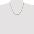 thumbnail image 2 of 10k 2.75mm Flat Figaro Chain in 10k Yellow Gold, 2 of 3