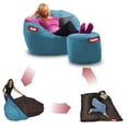 thumbnail image 2 of Puff Cama Individual Baggy 2 en 1 Turquesa 100 x 180 cm, 2 of 3