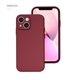 thumbnail image 1 of Funda de teléfono para IPhone X, XR, XS, 11, 12, 13, 14 Pro Max, 7, 8 Plus, contraportada de silicona líquida a prueba de golpes, Color puro contraído, 1 of 4