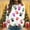 #026-Hot Pink, variant on Craaazy Warm Plush Winter Pullover Women's Fashionable Printed Round Neck Long Sleeved Pullover Off Shoulder Tops Gifts For Women