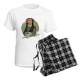 thumbnail image 4 of CafePress - Mona Lisa Dog Pajamas - Women's Short Sleeve Print T-Shirt and Pants Light Cotton Pajama Set, 4 of 7